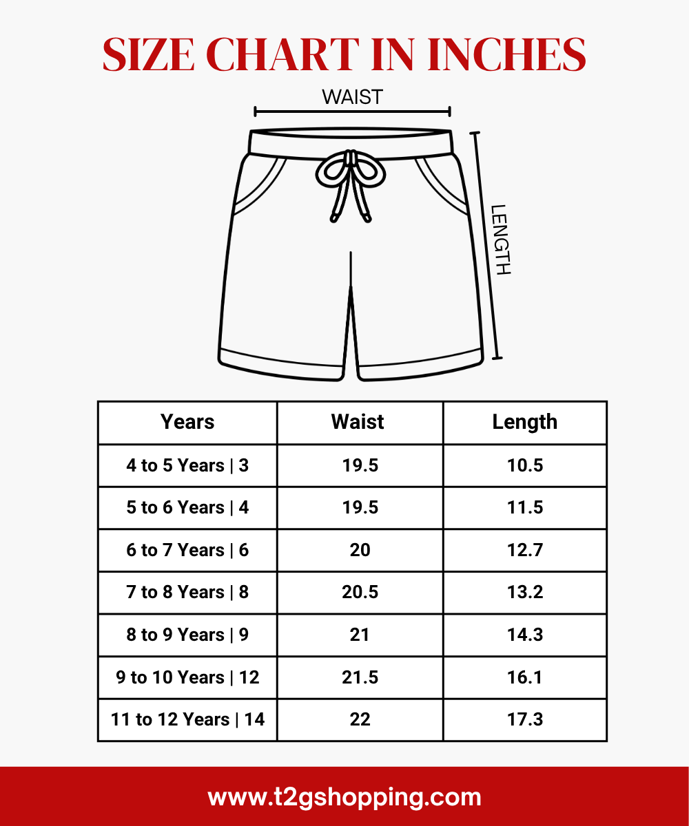 Girls Printed Cotton Shorts | Soft Elastic Waist Casual Shorts | Age 4 to 12 Years (Pack of 5 Pieces)