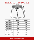 Girls Printed Cotton Shorts | Soft Elastic Waist Casual Shorts | Age 4 to 12 Years (Pack of 5 Pieces)